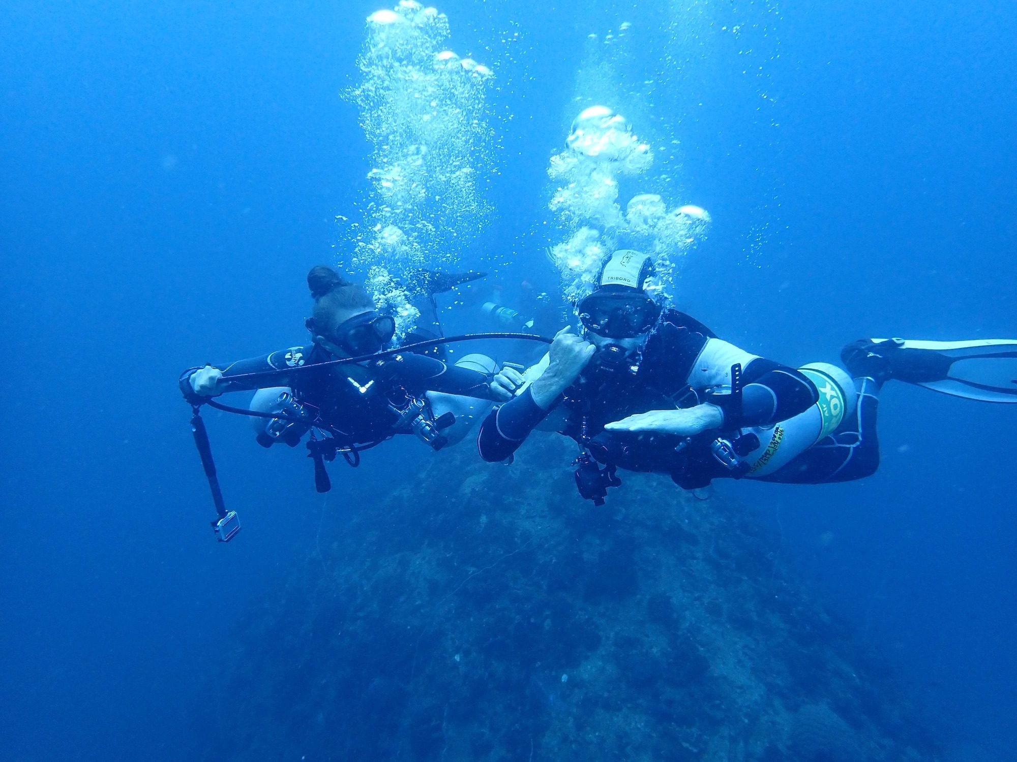 Sidemount Diver Training As A PADI Instructor IDC Koh Tao