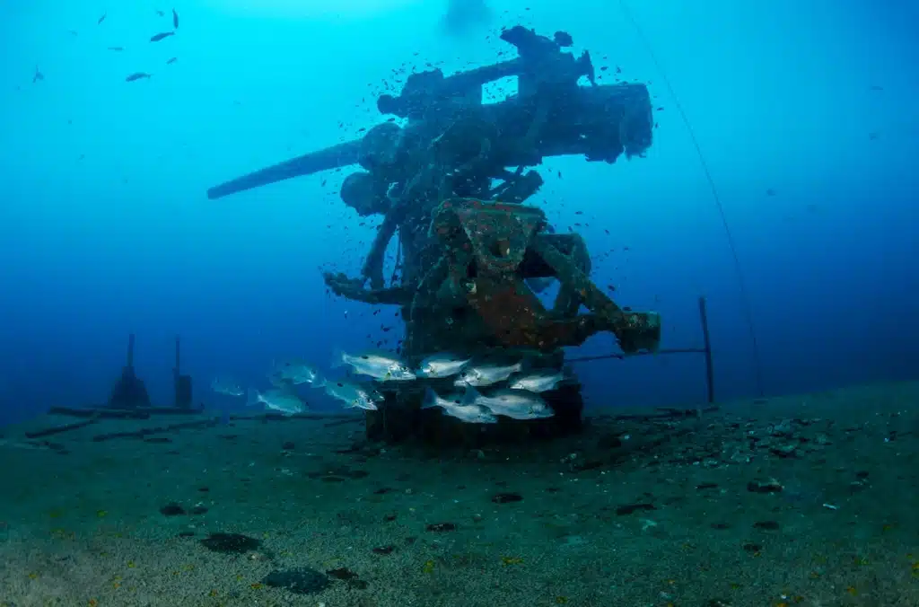 Wreck Diving on the HTMS Sattakut on Koh Tao