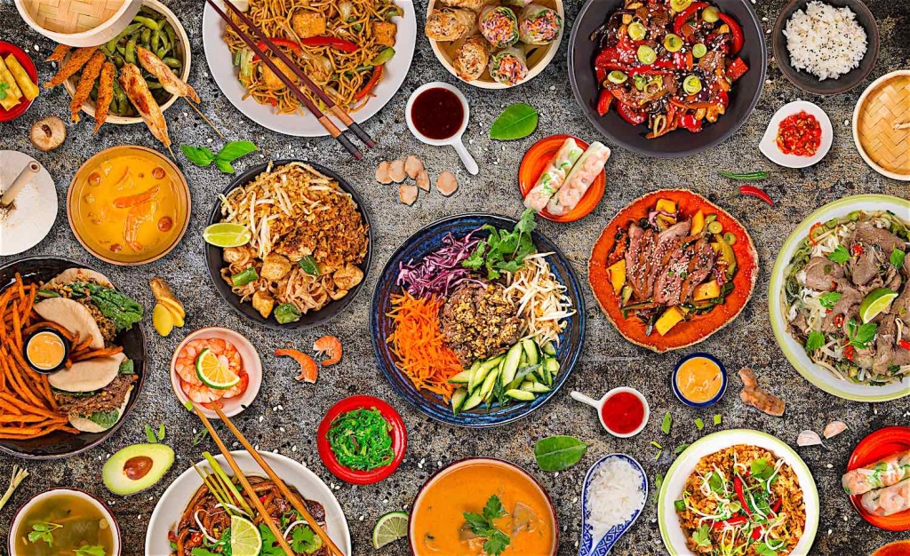 Assorted Thai Foods on Koh Tao